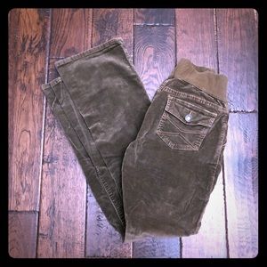 Gap Maternity corduroy maternity under belly pants